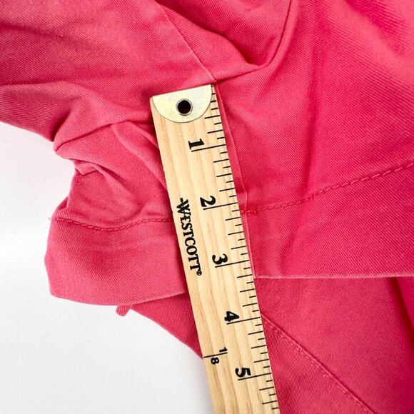 Loft Womens Shorts 18 Riviera Chino Solid Pink Preppy Casual Summer - Picture 10 of 13